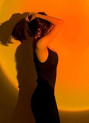 Светодиодная led лампа golden sunset lamp золотой закат