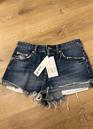 Шорты джинсовые zara