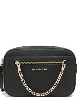 Сумка крос-боді шкіряна michael kors jet set item crossbody 35s1gttc7l оригінал