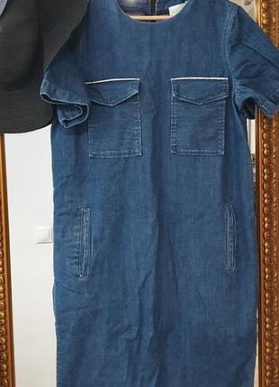 Urban джинсовое платье с карманами