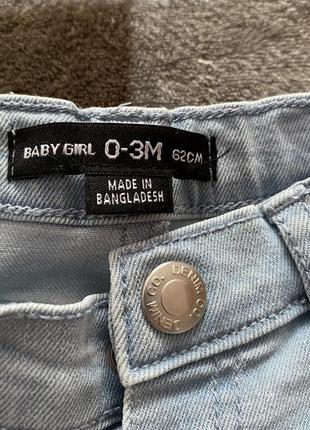 Літні джинсові шортики з вставками denim co2 фото