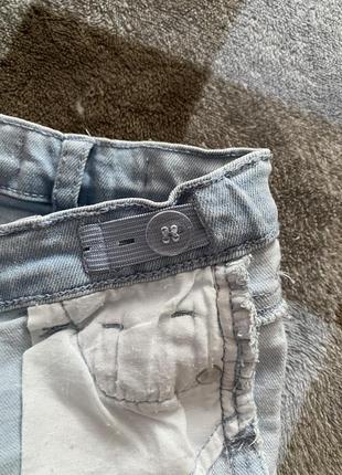 Літні джинсові шортики з вставками denim co3 фото