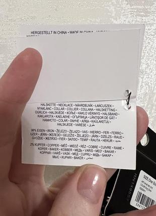 Женская цепочка бусы металл серебристая 50 см accessories