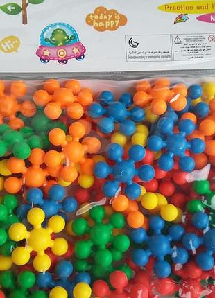 Конструктор молекула пазл блок об'ємний