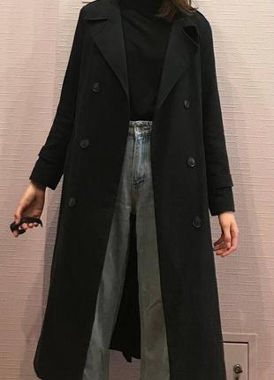 Тренч чорний м б/у