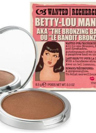 Бронзер для лица betty lou manizer