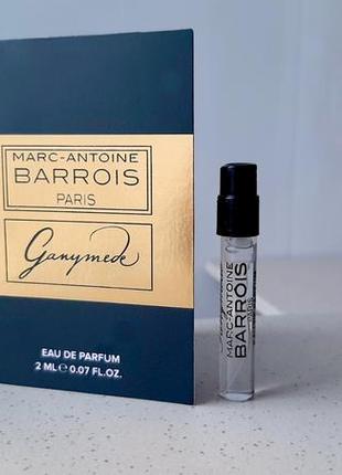 Marc-antoine barrois ganymede💥оригинал 2 мл миниатюра пробник spray книжка цена за 1мл