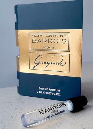 Marc-antoine barrois ganymede💥оригинал 2 мл миниатюра пробник spray книжка цена за 1мл