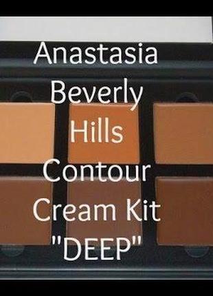 Коректор для обличчя anastasia beverly hills contour cream kit deep2 фото