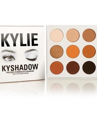 Палетка теней kylie jenner kyshadow the bronze palette eyeshadow