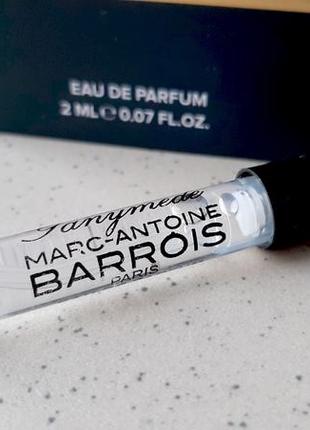 Marc-antoine barrois ganymede💥оригинал 2 мл миниатюра пробник spray книжка цена за 1мл
