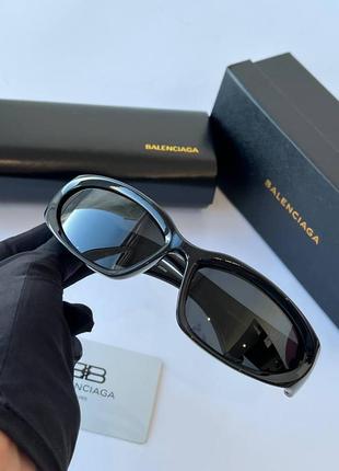 Чёрные солнцезащитные очки баленсиага balenciaga2 фото