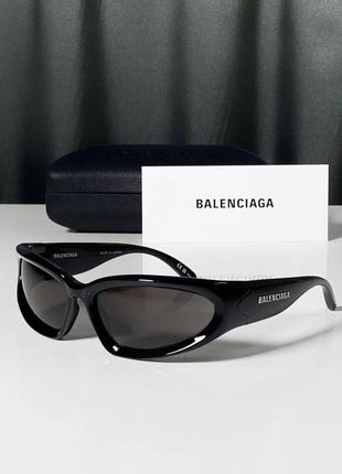 Чёрные солнцезащитные очки баленсиага balenciaga3 фото