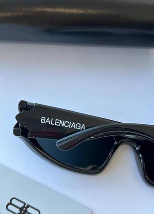 Чёрные солнцезащитные очки баленсиага balenciaga5 фото