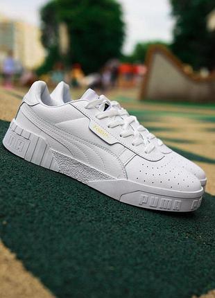 Puma cali all white