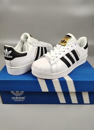 Кеди adidas superstar white3 фото