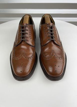 Оригинальные мужские туфли броги loake2 фото