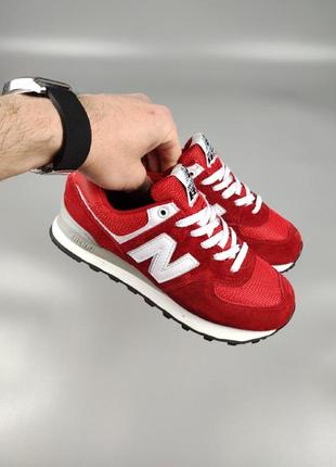 Жіночі кросівки new balance 574 red5 фото