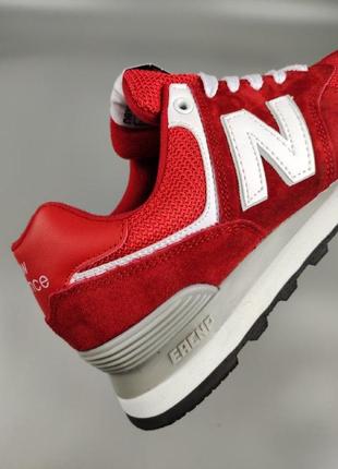 Жіночі кросівки new balance 574 red3 фото