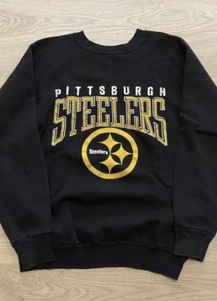 Свитшот винтаж steelers nfl made in usa vintage