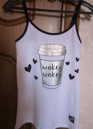 Фирменная футболка-майка primark  размер xxs. индия.