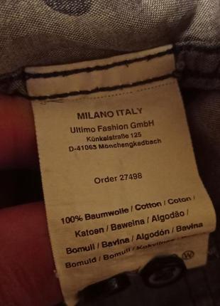 Milano italy 100%хлопковая приятная рубашка, итальялия,р.42/xl5 фото