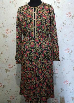 Винтажное японское платье 70-х