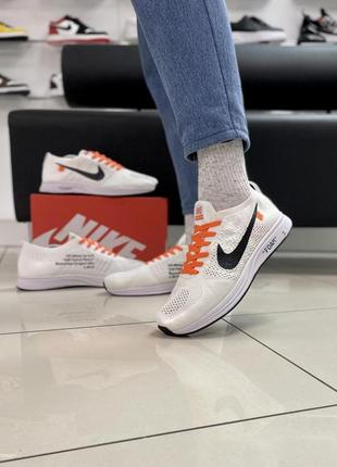 Nike flyknit racer off deals white