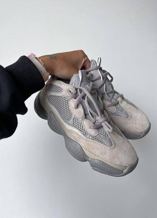 Мужские кроссовки adidas yeezy boost 500 ash grey / smb