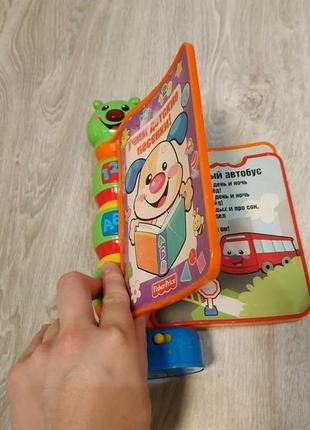 Книжка метелик fisher price, електронна розвиваюча іграшка2 фото