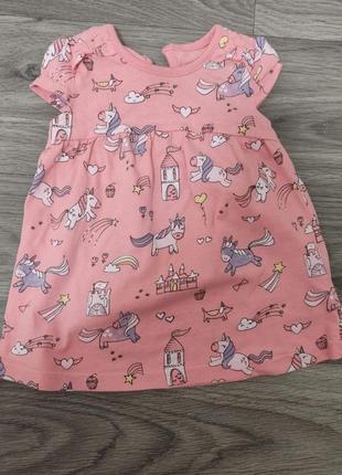 Летние платья для малышки с единорогами george6 фото