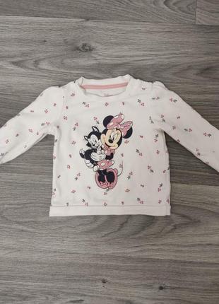 Свитшот мини маус c&a disney baby