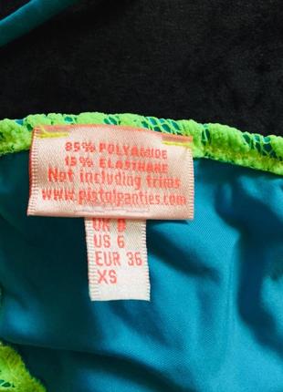 Яскравий ліф купальника неоновий салатний4 фото