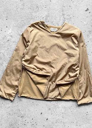 Max mara premium women’s nylon brown sweatshirt женская кофта, куртка6 фото