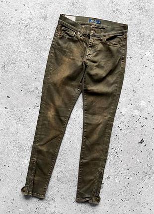 Polo ralph lauren women’s wax style denim jeans женские джинсы