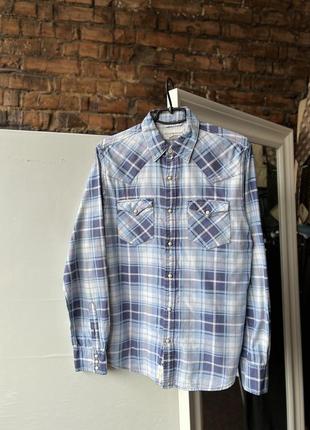 Ralph lauren denim&supply men’s long sleeve plaidдка shirt рубашка на длинный рукав