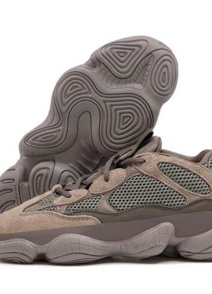 Кроссовки мужские ad1das y***zy 500 "clay brown"