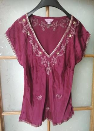 Шикарная шелковая блуза с вышивкой от monsoon, p. 38