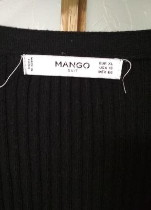 Отличный классический кардиган в рубчик на пуговицах от mango, p. xl5 фото