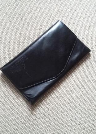 Натуральна шкіра глянець багатофункціональний клатч гаманець