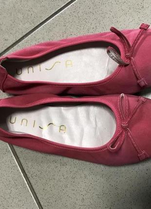 Туфли балетки стильные модные дорогой бренд unisa размер 358 фото
