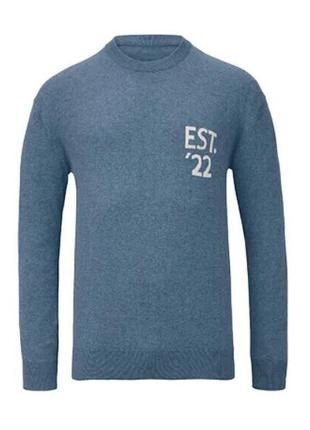 Чоловічий светр з м'якої натуральної бавовни tchibo (німеччина), розмір м євро2 фото