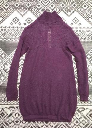 Шикарное легчайшее тонкой вязки платье мохер от sisley, p. l1 фото