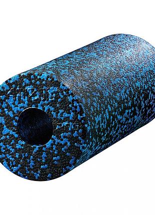 Массажный ролик 4fizjo epp pro+ 33 x 14 см (валик, роллер) гладкий black/blue (p-5907222931417)
