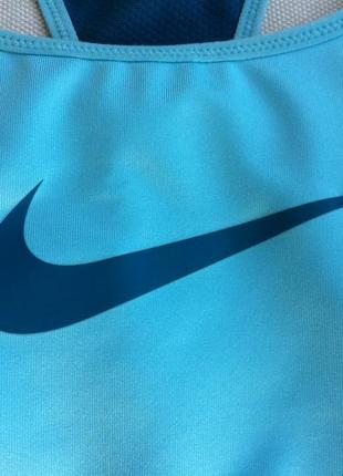 Nike оригинал m-l спортивный топ бра для фитнеса бега5 фото