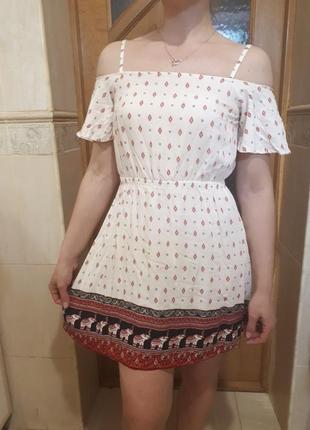 Сукня туніка від h&m в стилі бохо з слониками