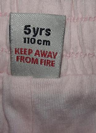 "пудровые" шортики в пайетки р.110 3