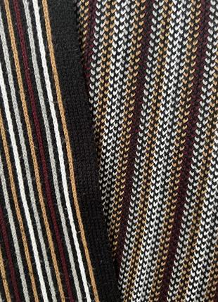 Мужской шарф на две стороны