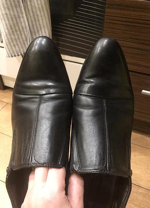 Фирменные кожаные туфли tj collection размер 41