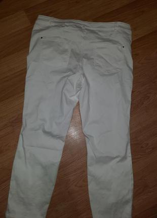 Белые брюки, размер 56 (арт1140гш)4 фото